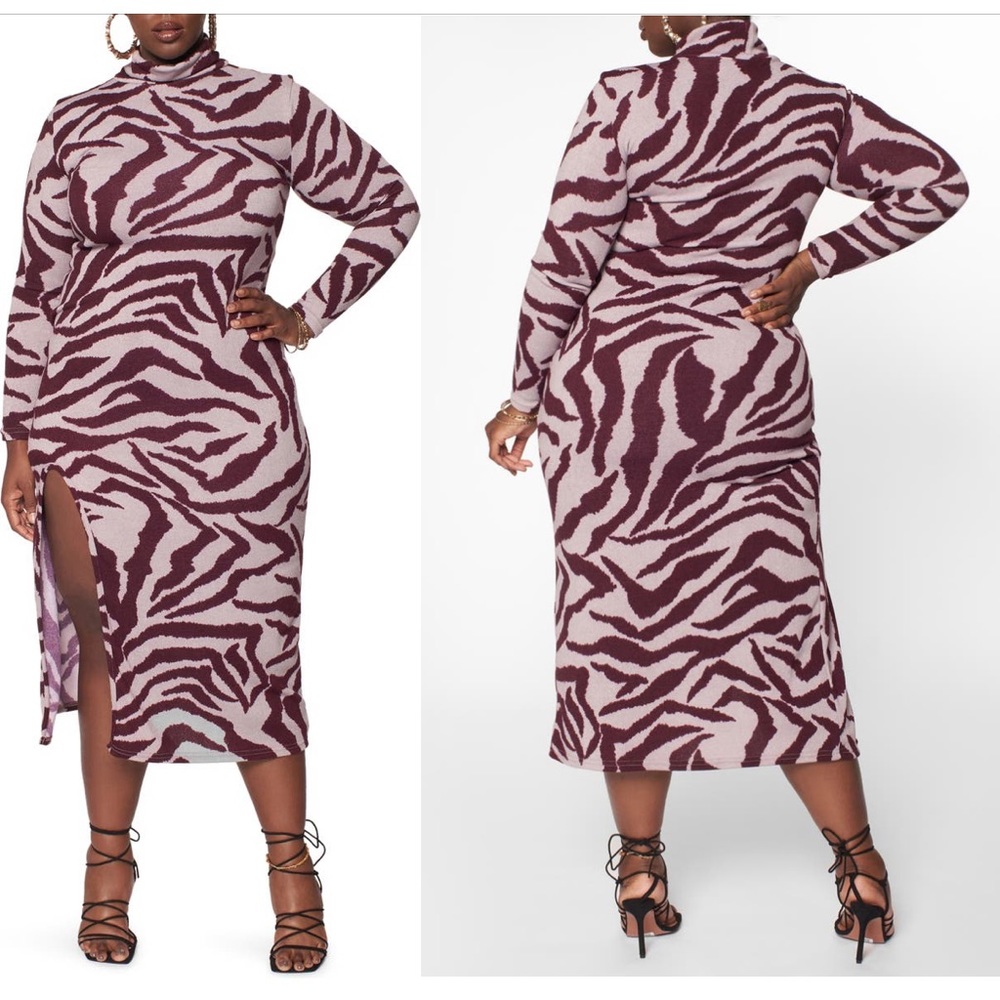 Zelie for She Long sleeved dress. NWT. Size 1X beautiful dress